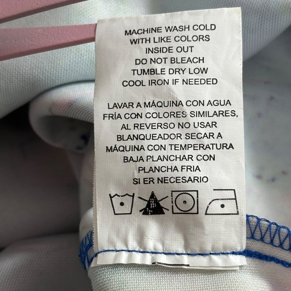 XOXO Womens Sleeveless Bodycon Dress Vibrant Abstract Print XL Artsy Vibrant - Picture 5 of 9